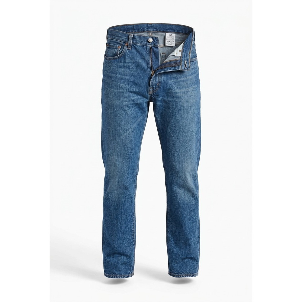 Vtg Levi's 501 Straight Leg Jeans Men's W40 L30 Denim Button Fly Blue Wash